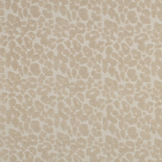 Jersey éponge léopard beige