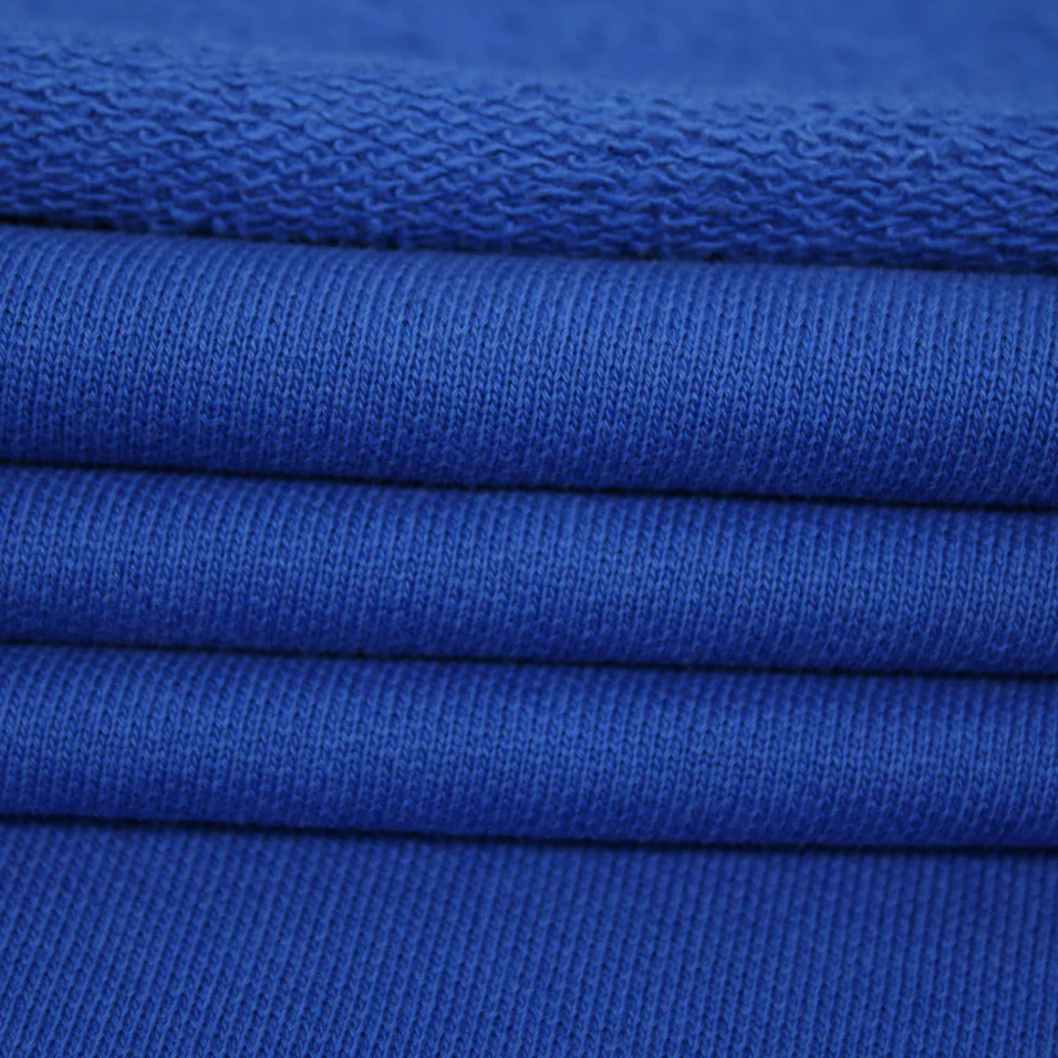 Molleton japonais bleu électrique