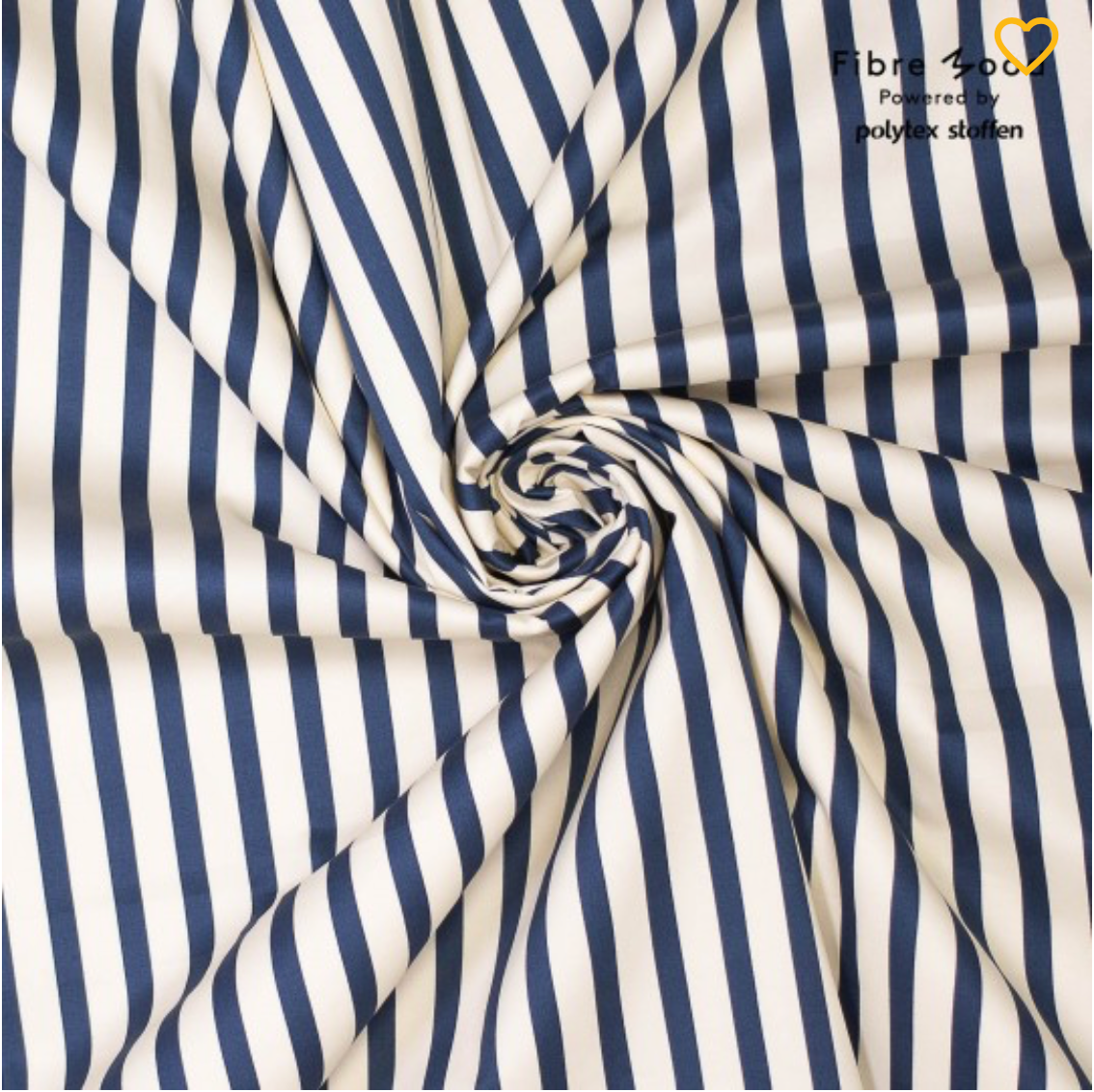 Coton rayures gris - Fibremood