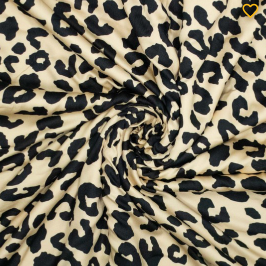 Viscose léopard