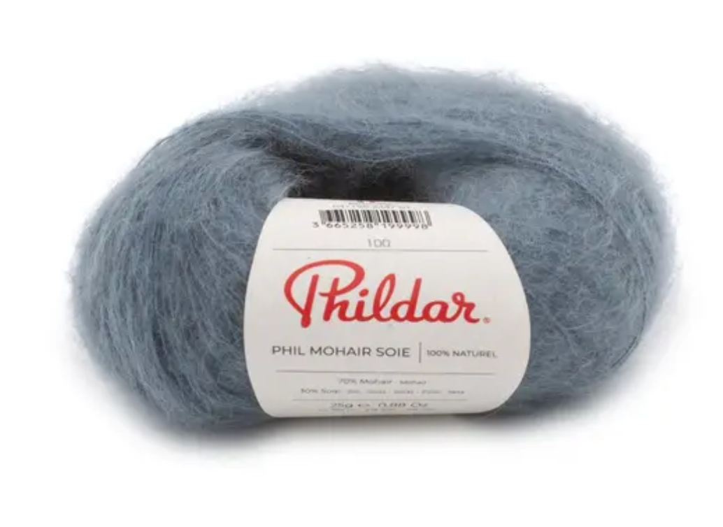 Phil Mohair soie magenta