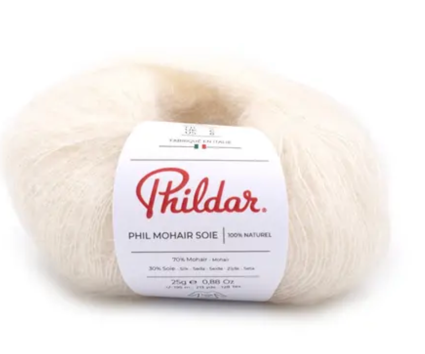 Phil Mohair soie magenta