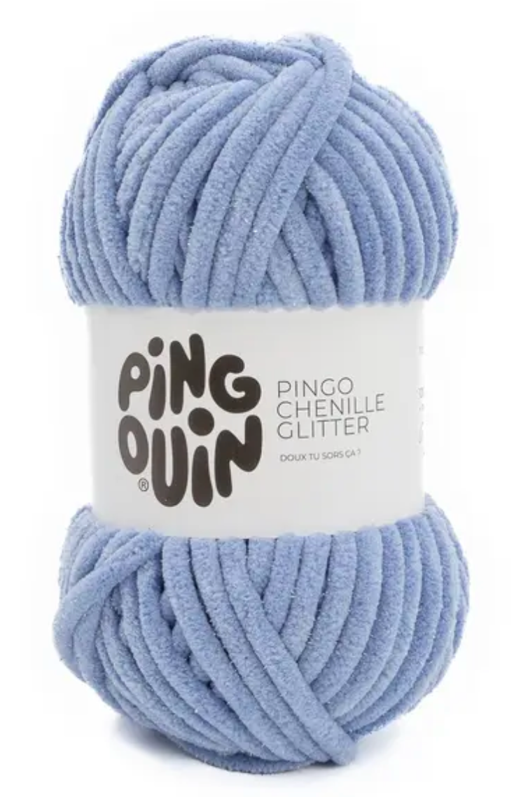 Pingo Chenille glitter vert tortue