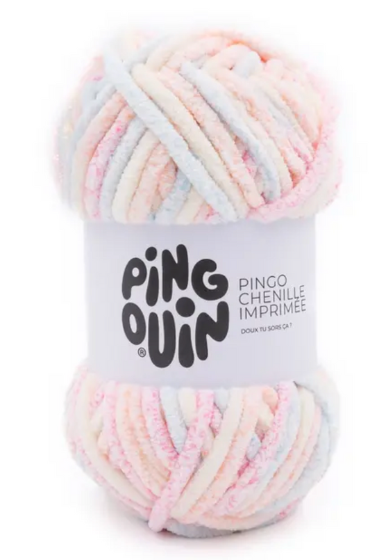 Pingo Chenille Imprimée flower