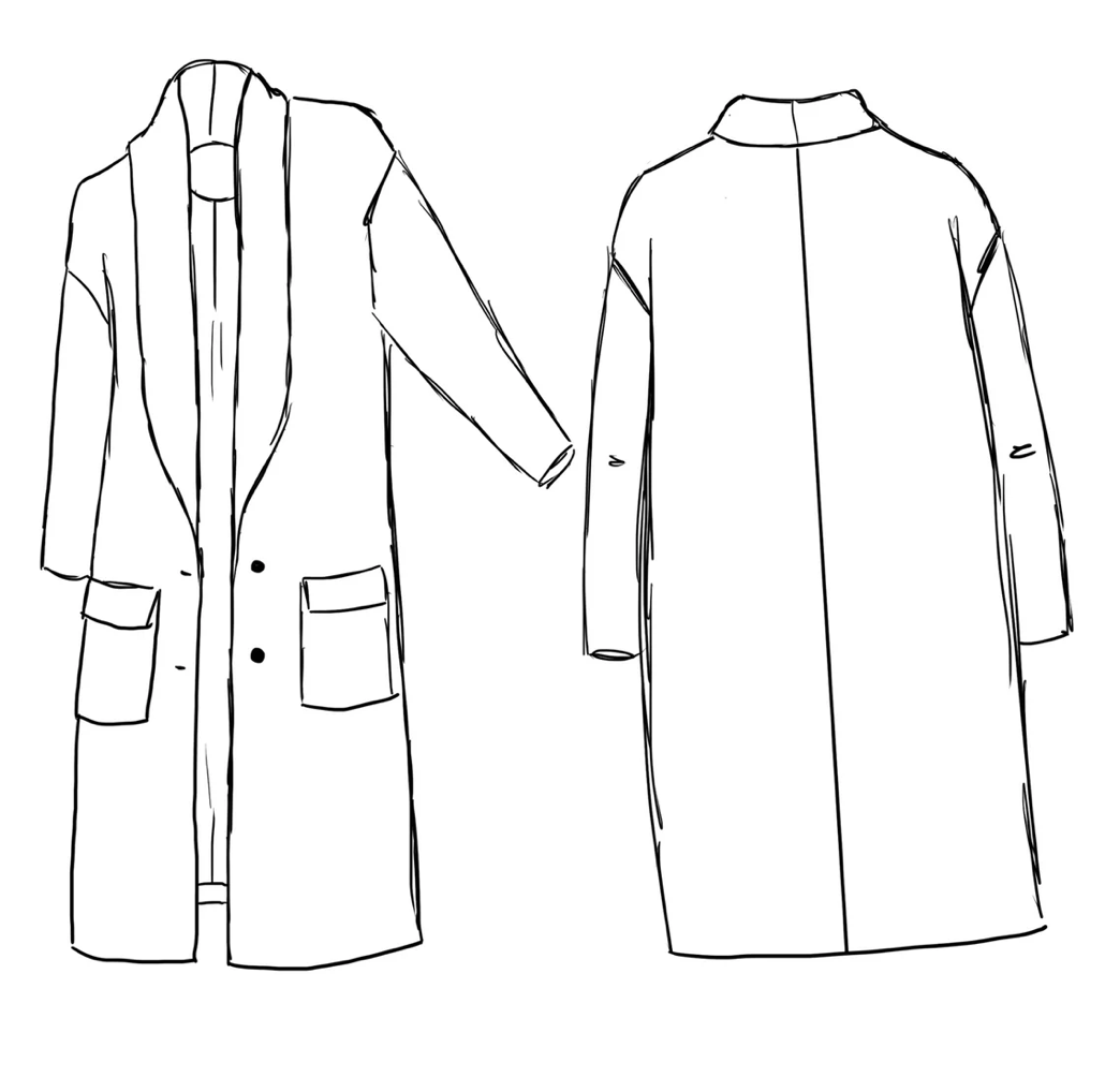 Le manteau Pam - Maison Fauve