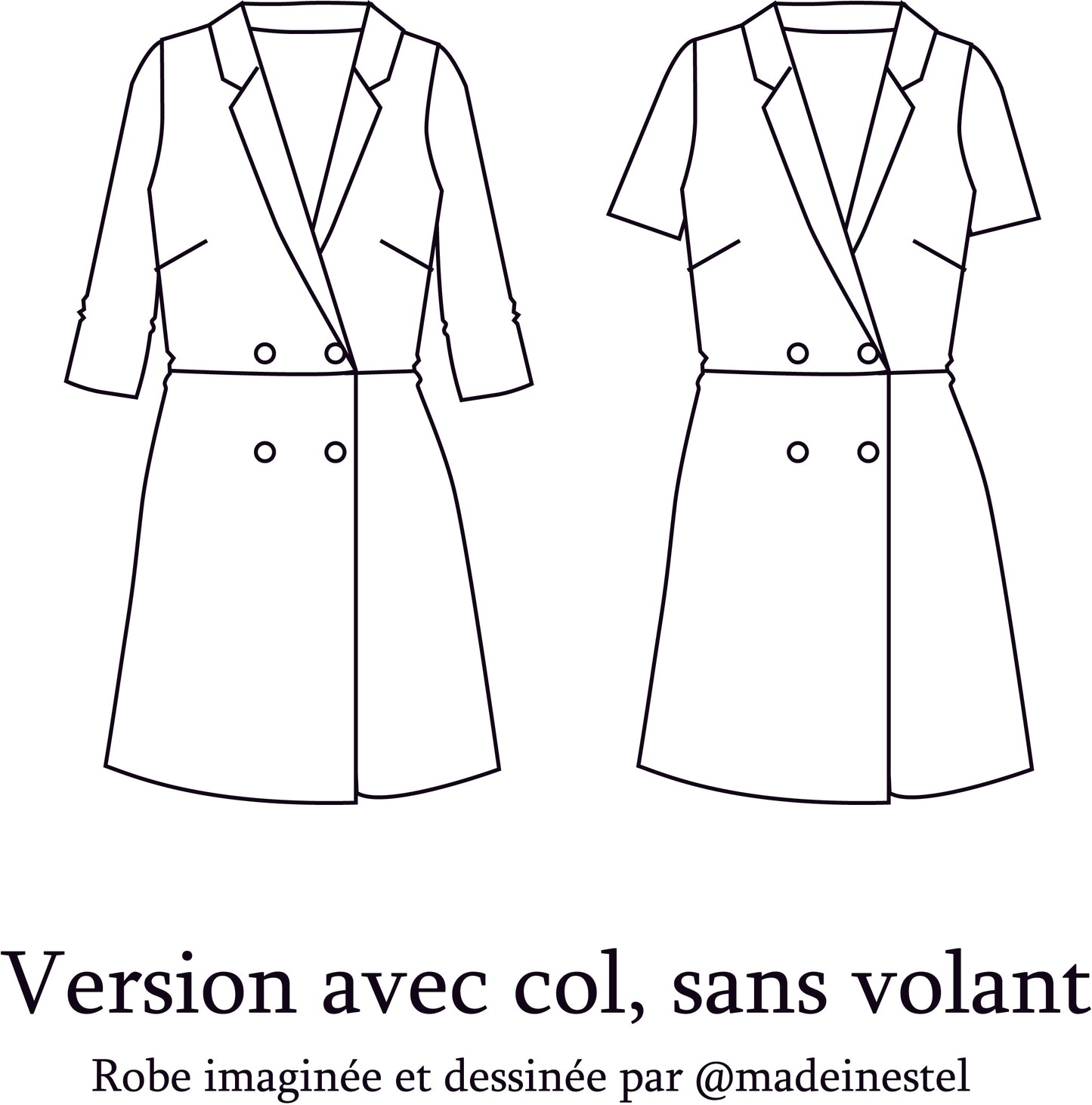 Patron Robe ESTELLE - Clématisse Pattern