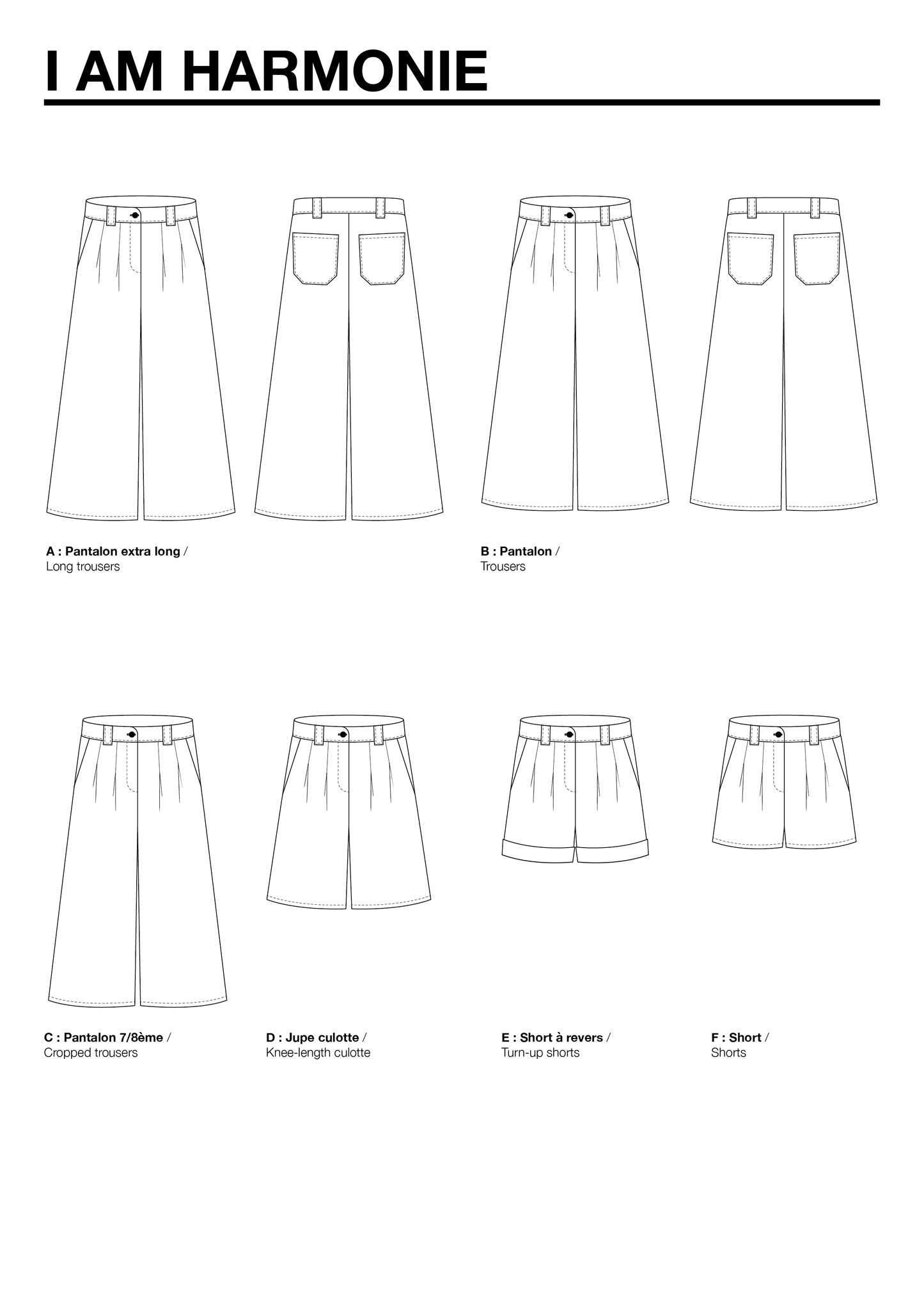 PANTALON I AM HARMONIE - I AM PATTERNS