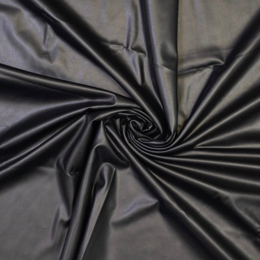 Tissu Simili Cuir Souple noir