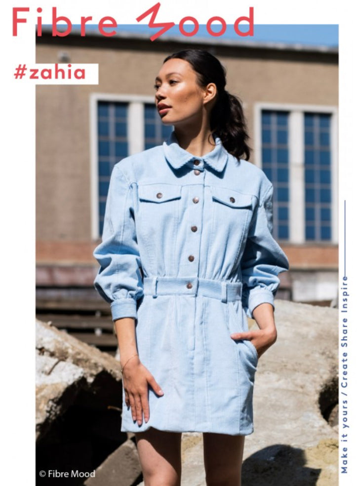 Velours Côtelé bleu- Fibremood