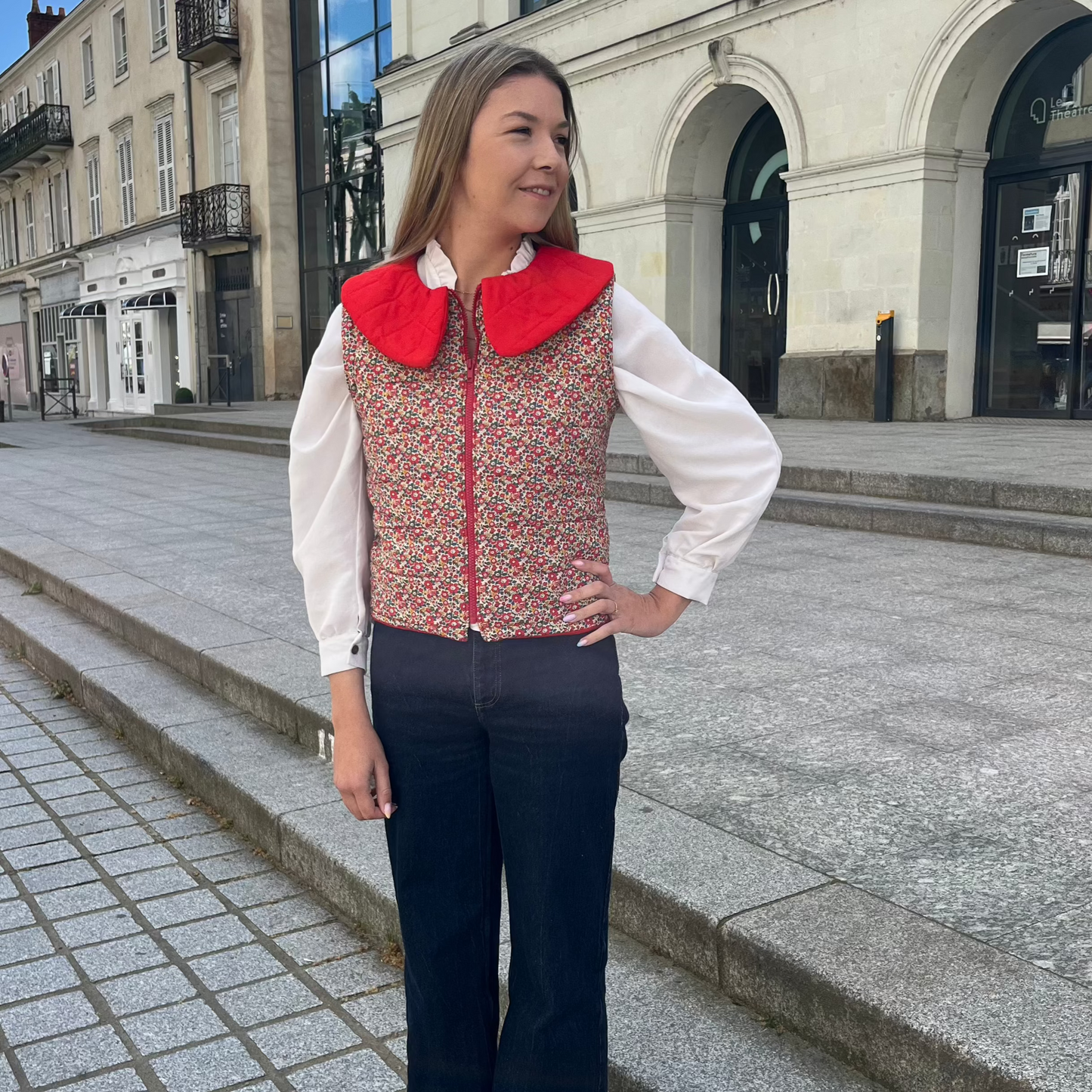 Veste sans manches liberty