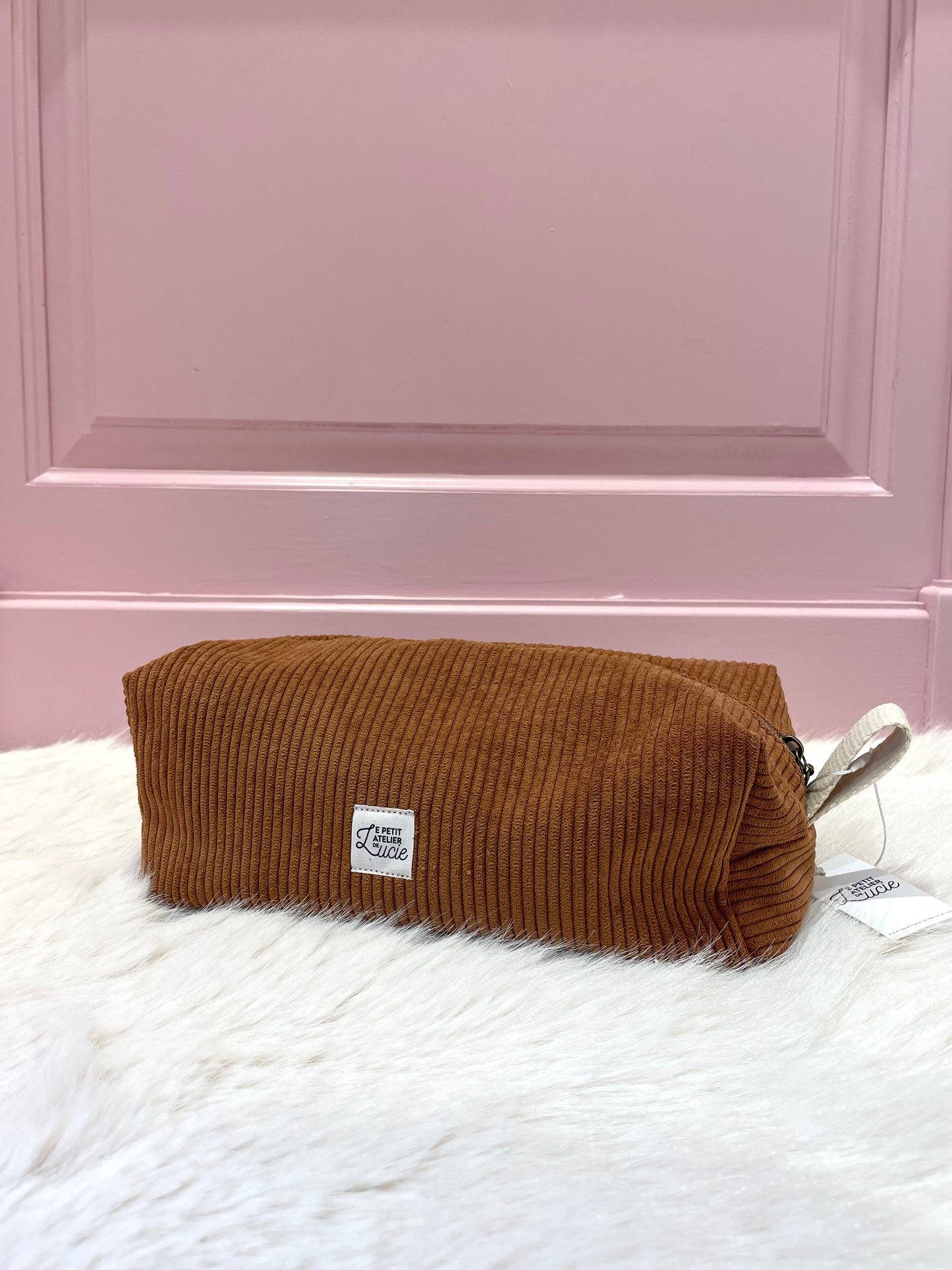 Trousse velours personnalisable