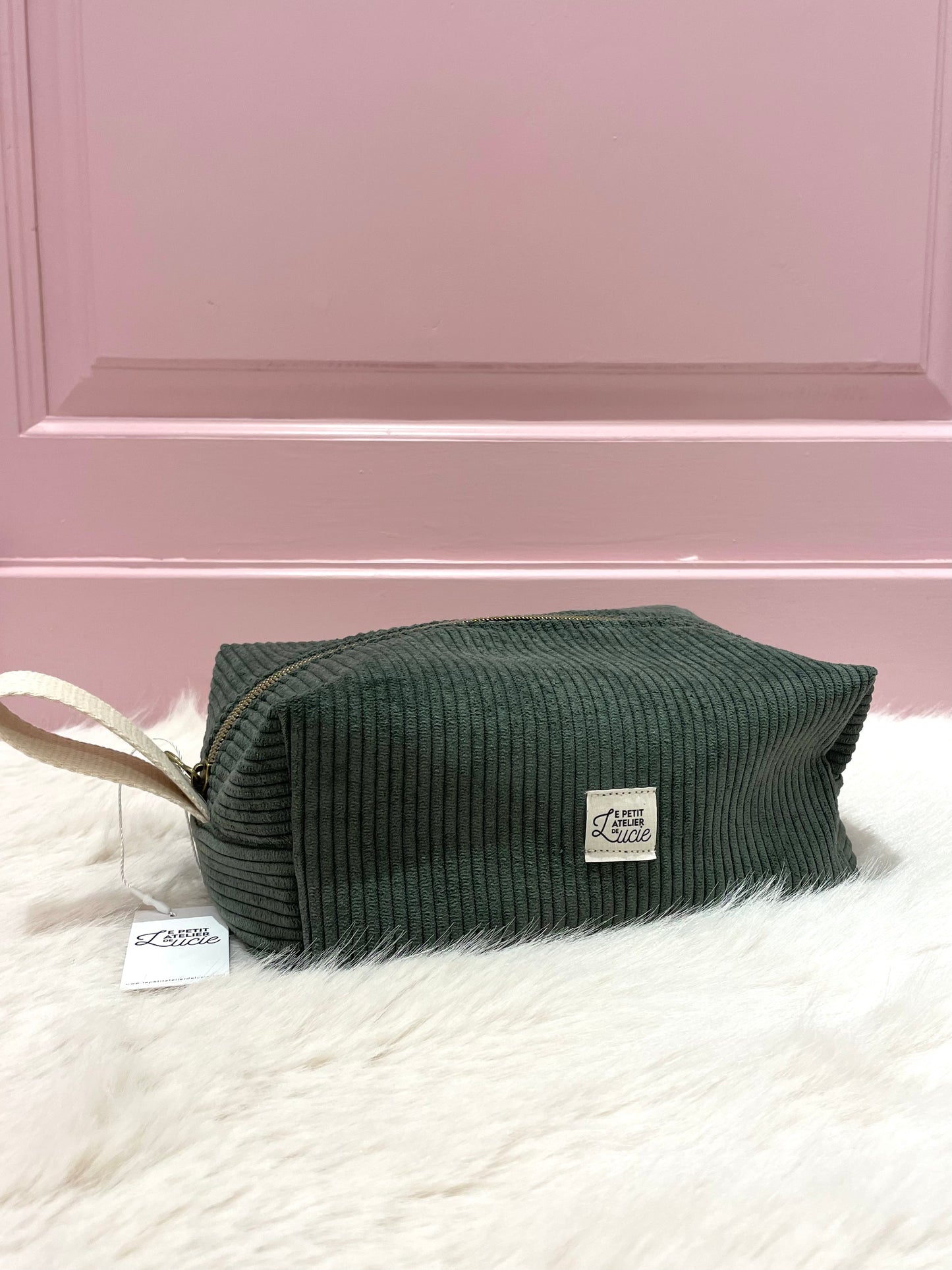 Trousse velours personnalisable