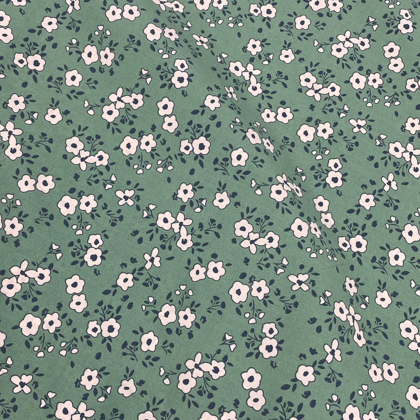 Popeline liberty ortie marine