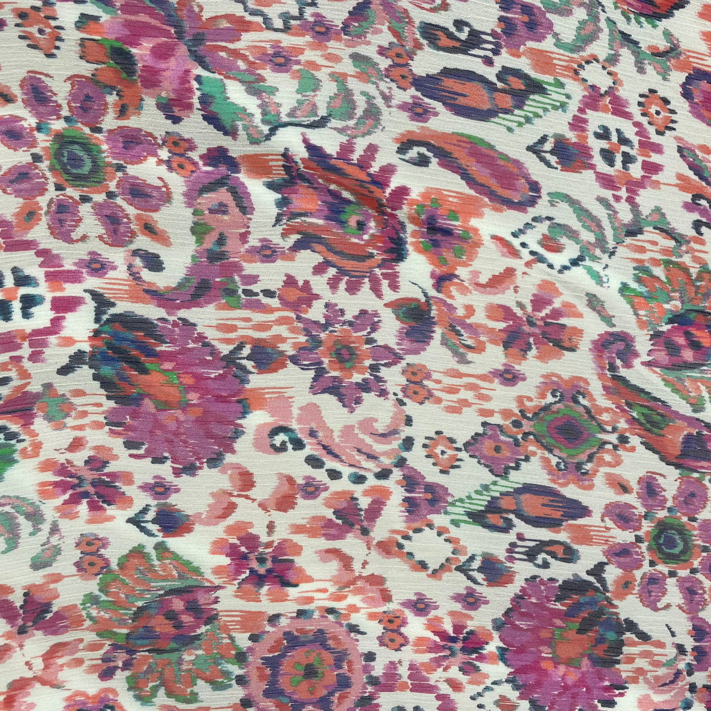 Viscose indienne rose et violet