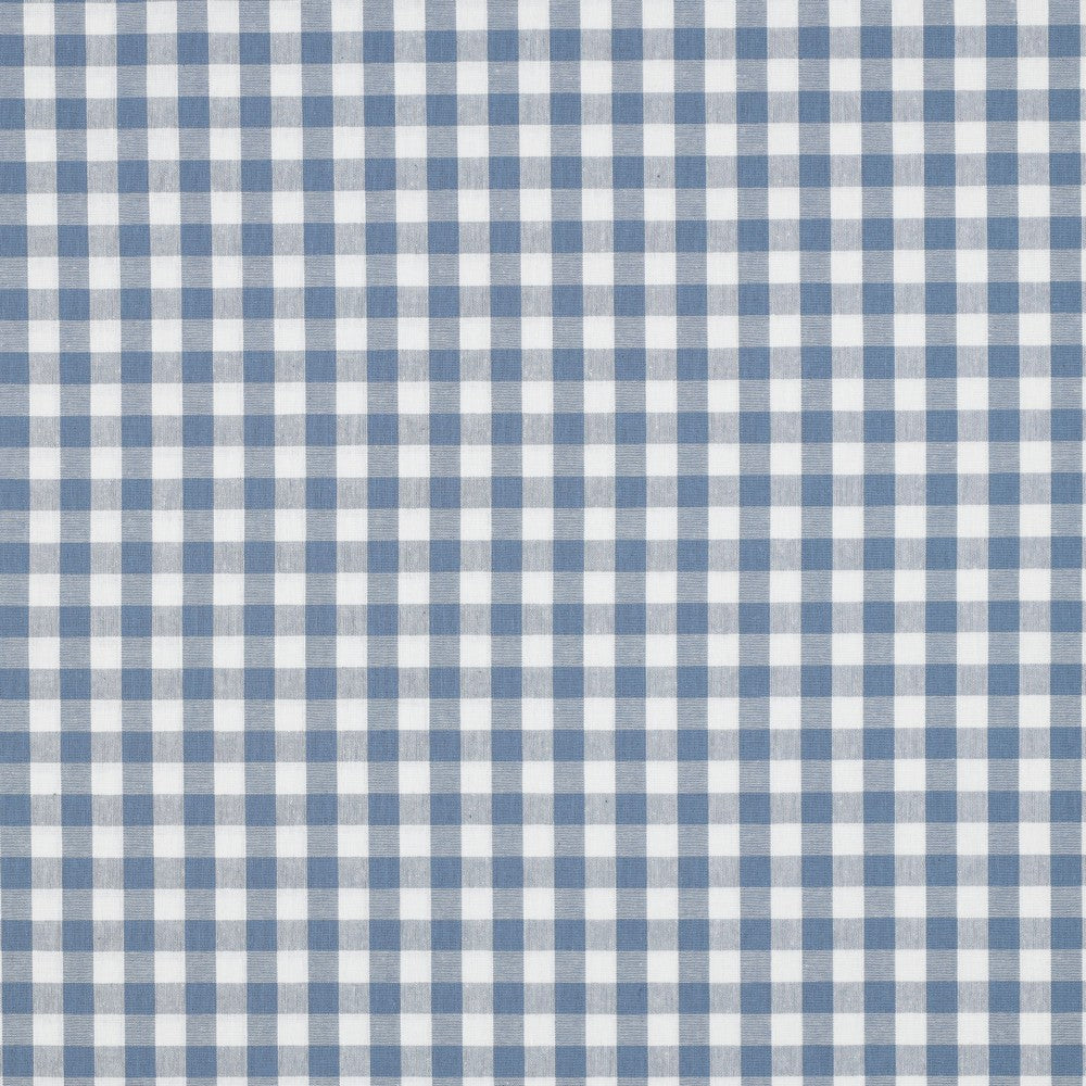 Vichy coton bleu marine