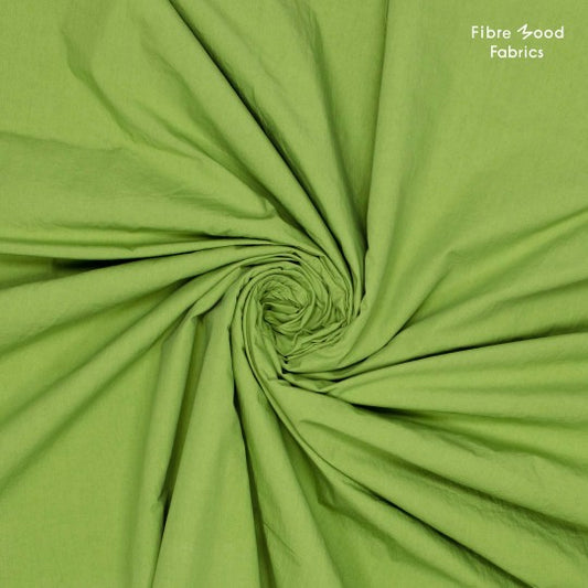 Popeline vert pomme - Fibremood