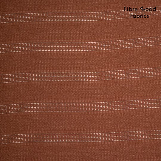 Tissu crochet marron - Fibremood