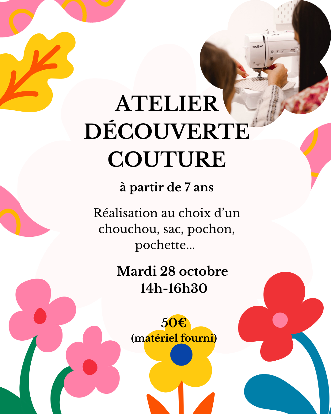 Atelier découverte de la couture