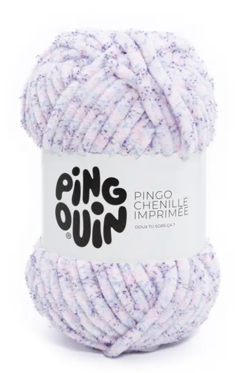 Pingo Chenille Imprimée flower