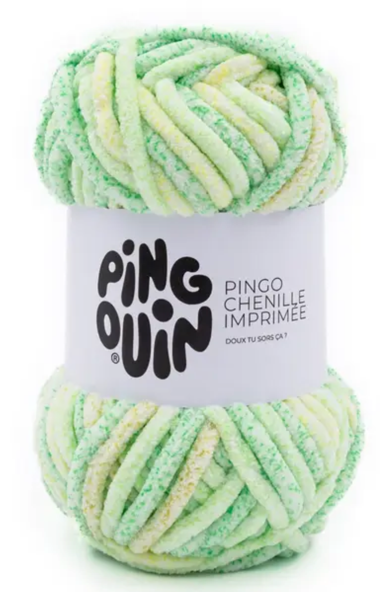 Pingo Chenille Imprimée flower