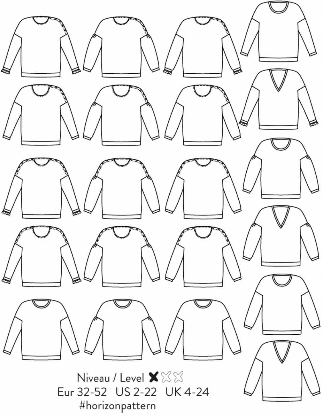 Sweat Horizon - Atelier Scämmit