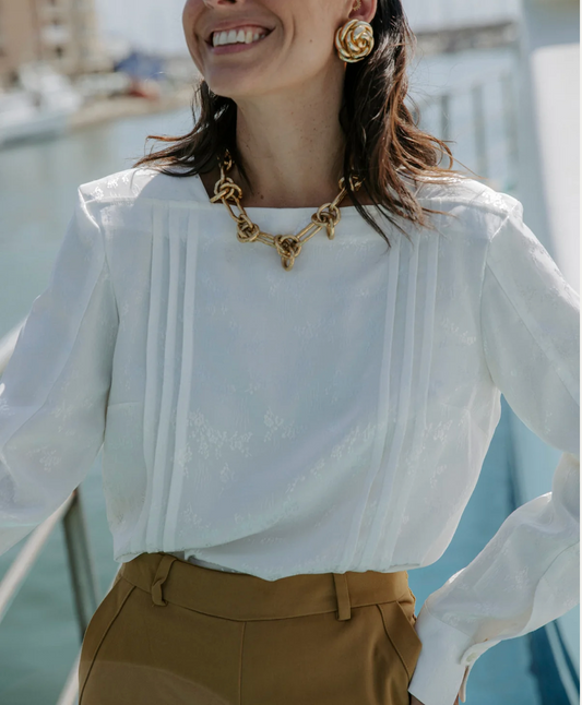La blouse Déferlante - Maison Fauve