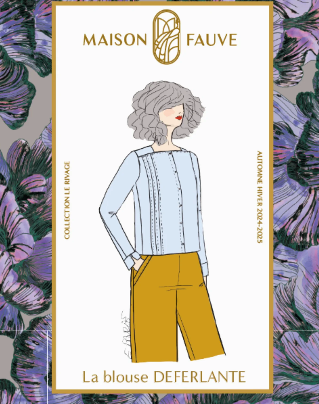 La blouse Déferlante - Maison Fauve