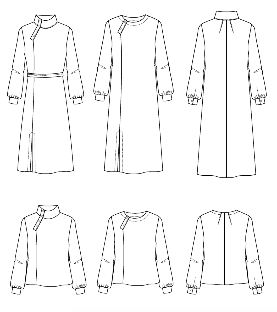 La robe/blouse Soliflore - Maison Fauve