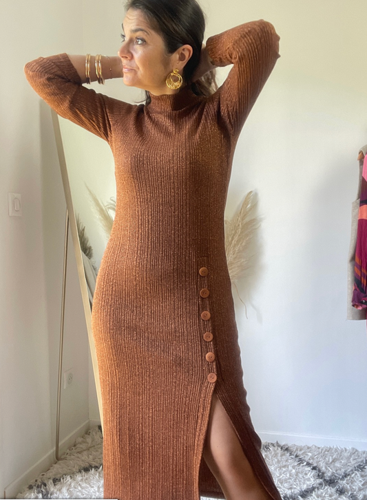 Robe/pull Mayaline - Motif Clématisse