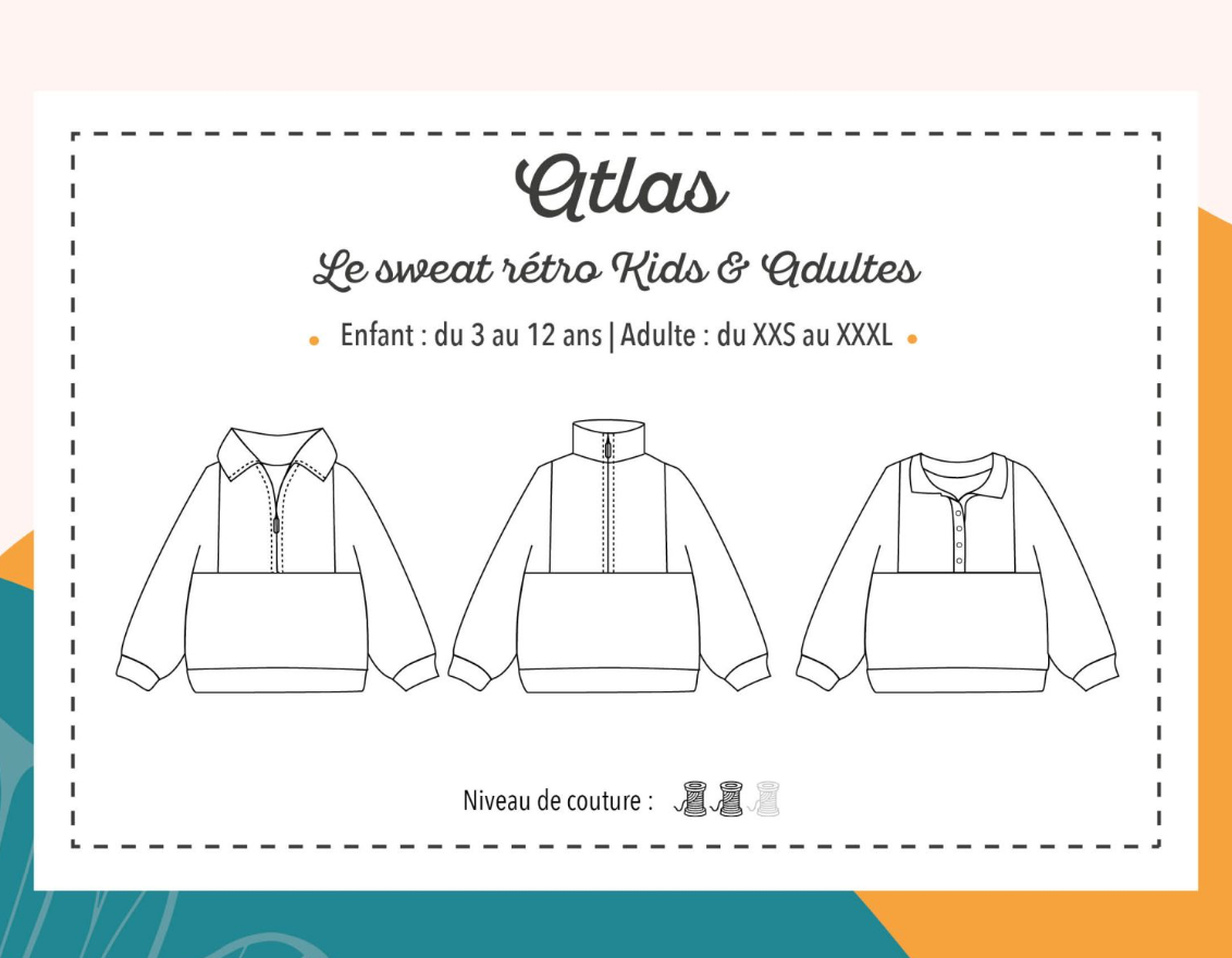 Sweat Atlas Adulte-enfant - Marmaï