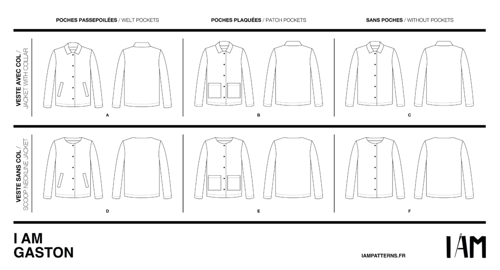 VESTE I AM GASTON - I AM PATTERNS