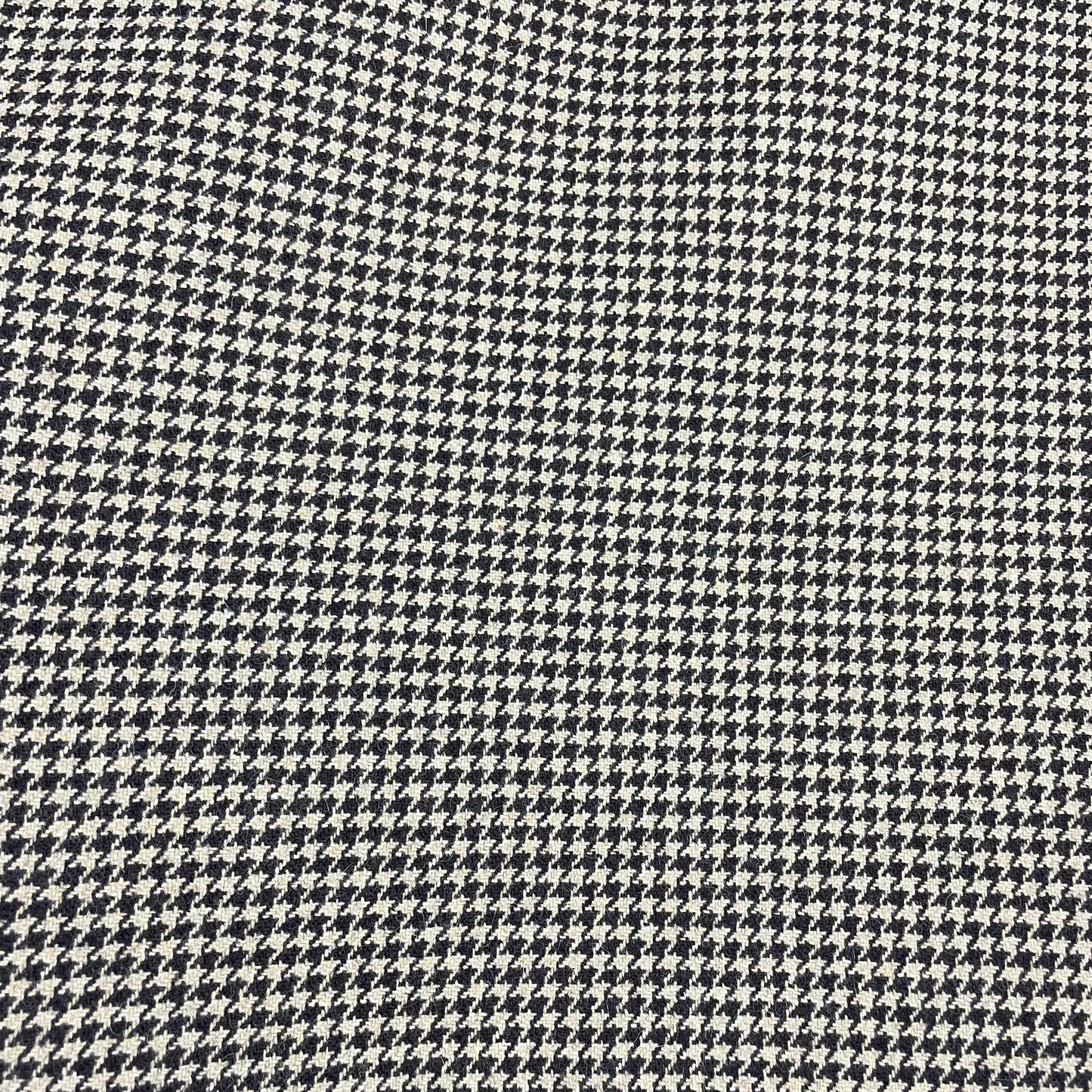 Lainage pied de poule beige et noir
