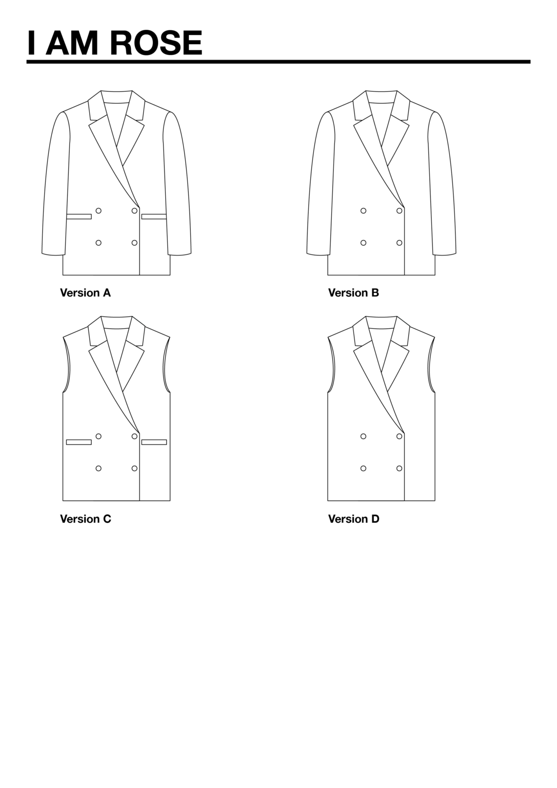 VESTE I AM ROSE - I AM PATTERNS
